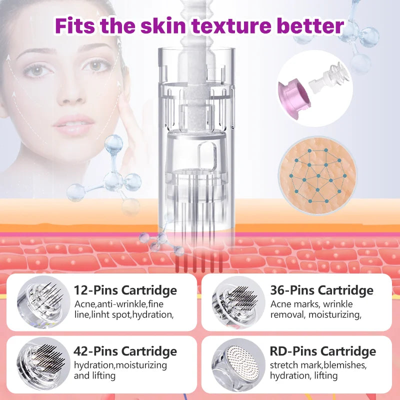 Authentic Dr. Pen Ultima M7 10 Pcs Needles Multi-function Facial Mesotherapy Micro Skin Wireless Electric Derma Beauty Device
