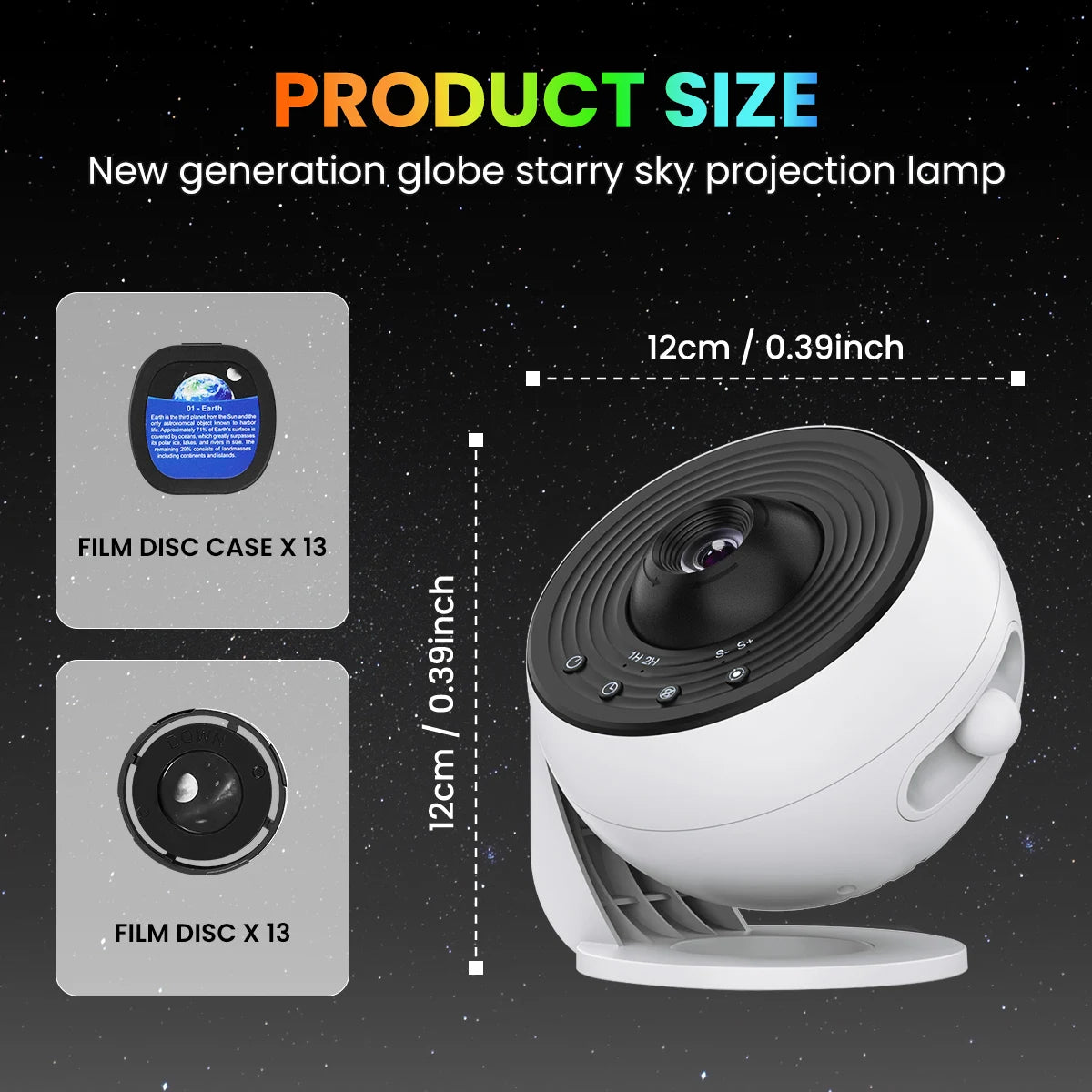 Upgrade 13 in 1 Starry Sky 4K HD Planetarium Galaxy Projector PRO Lamp, Timer, Nebula Night Light for Bedroom Gift, Home Party
