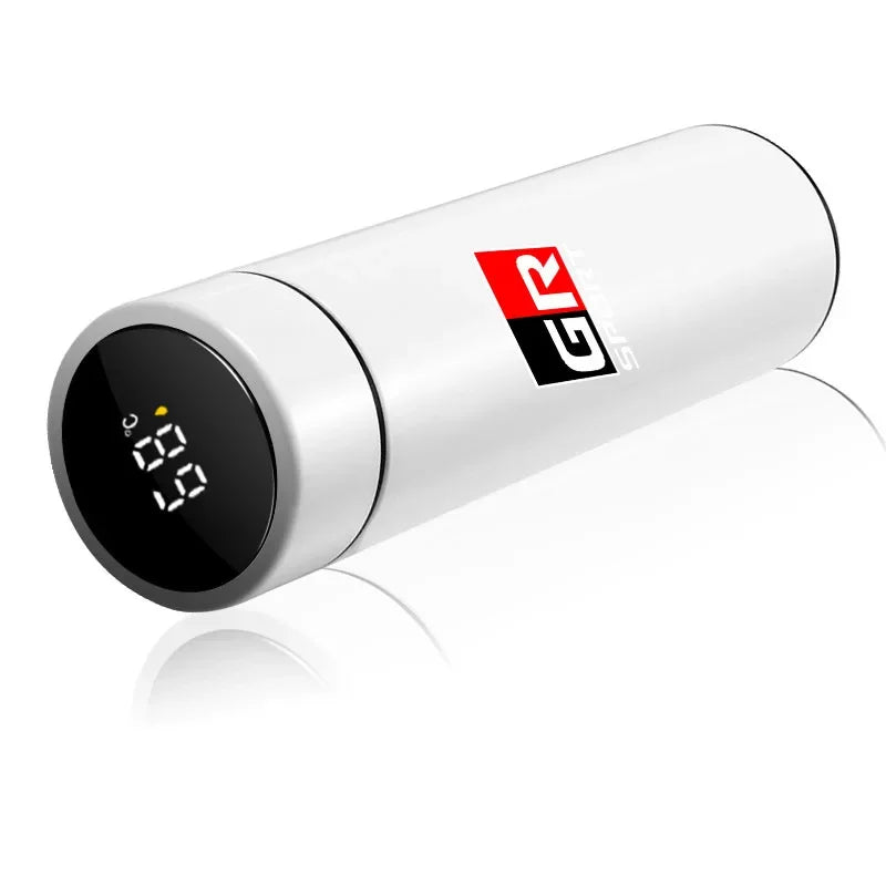 500ml Stainless Steel Car Emblem Intelligent Temperature Cup Coffee Cup For Toyota GR Sport Gazoo Racing Yaris 86 Corolla Hilux